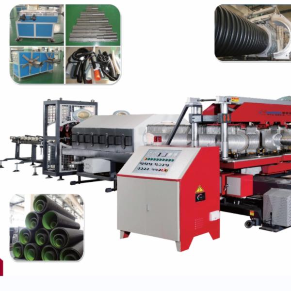 Double Wall Corrugated Pipe Production Line for Dn ID600-1200mm Pipes CE Certification