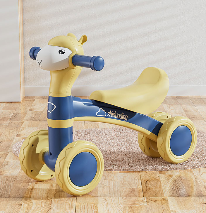 Unisex 12 Inch Toddler Balance Bike for Children's Stroller Handcart Push Bicycle