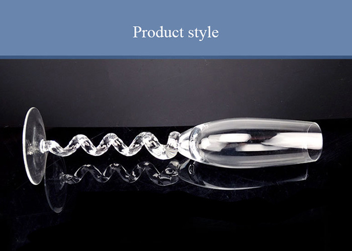 Extra Long Stem Wine Glasses , Vintage Wine Glasses Elegant Feature