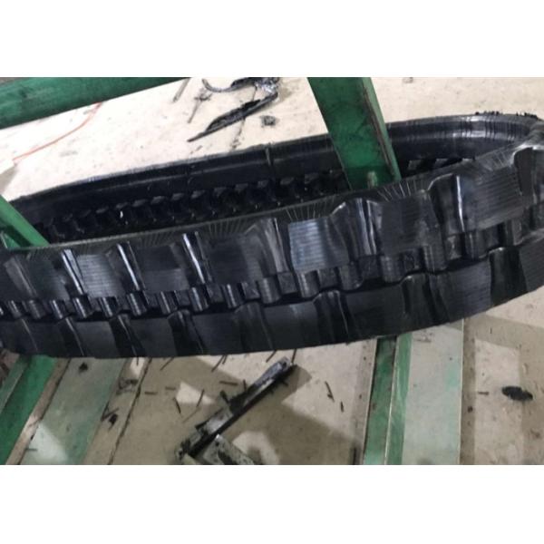 Bobcat Loader Rubber Crawler Tracks Continuous With Adjustable Link / Lengh