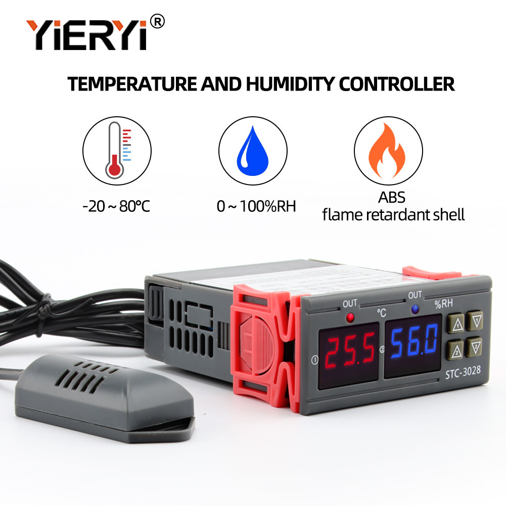 Quality Temperature Humidity Control Digital Thermometer Hygrometer AC 110V 220V for sale
