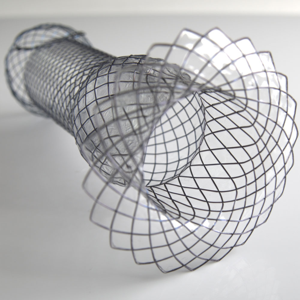 Quality 40mm Nitinol Self Expanding Covered Stent Esophageal for sale