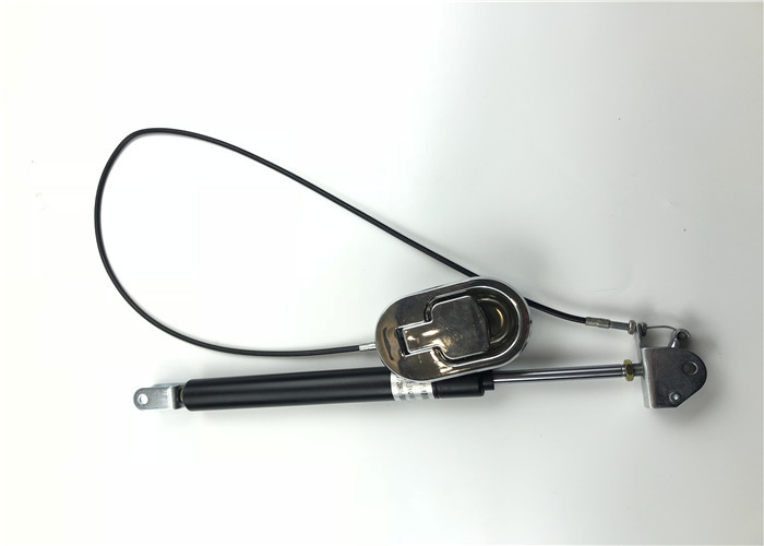 Silver Lockable Gas Spring Strut With Replaceable Connector Outdoor Furniture