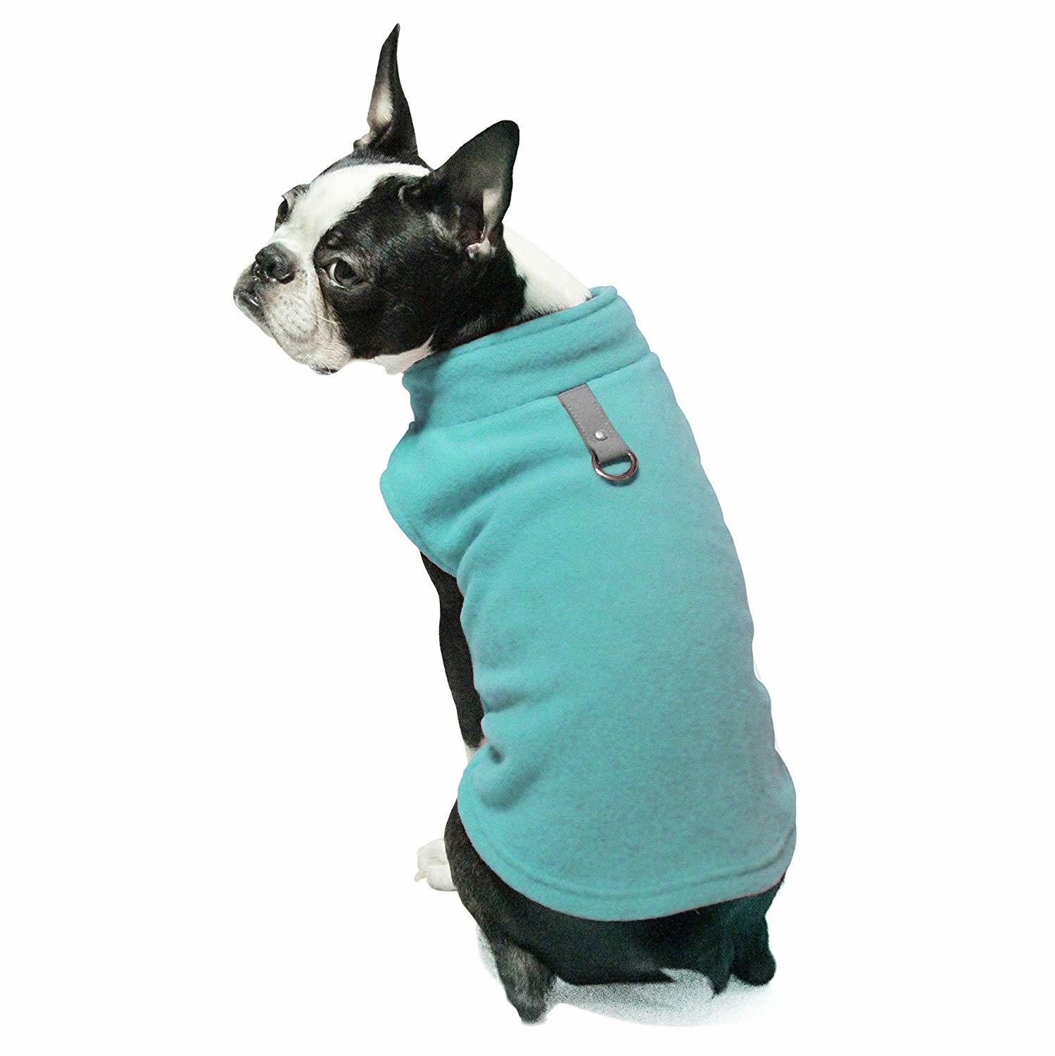 Quality Small Dog Pullover Fleece Jacket with Leash Ring for sale