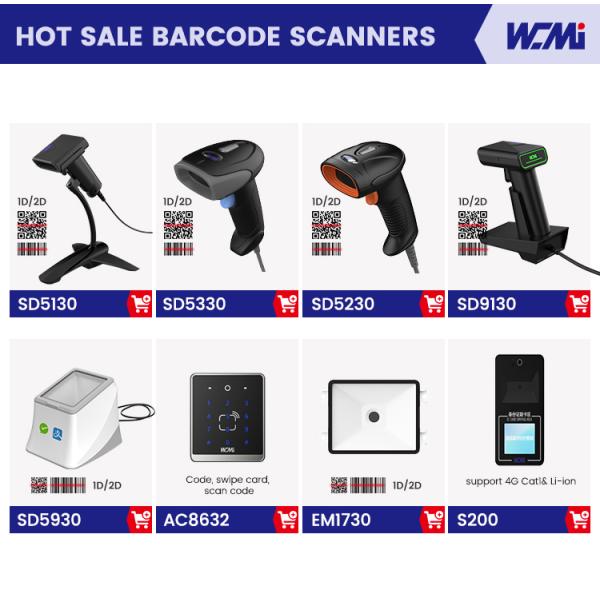 Circular Desktop Barcode Scanner 1d Qr 2d Barcode Full Code Support Cheap Sales With Free Oem Service