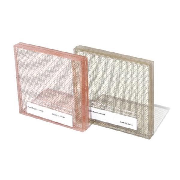 22mm Thickness Glass Interlayer Decorative Wire Mesh