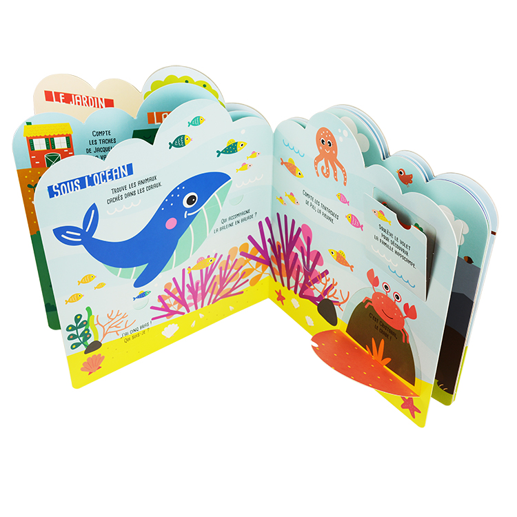 4C 4C Cover Color Light Up Book Matt Lamination Gilding Finishing