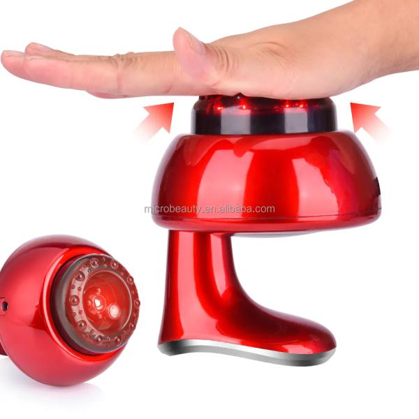 Custom Rechargeable 6 Levels Electric Suction Massager Vacuum Gua Sha Body Massager