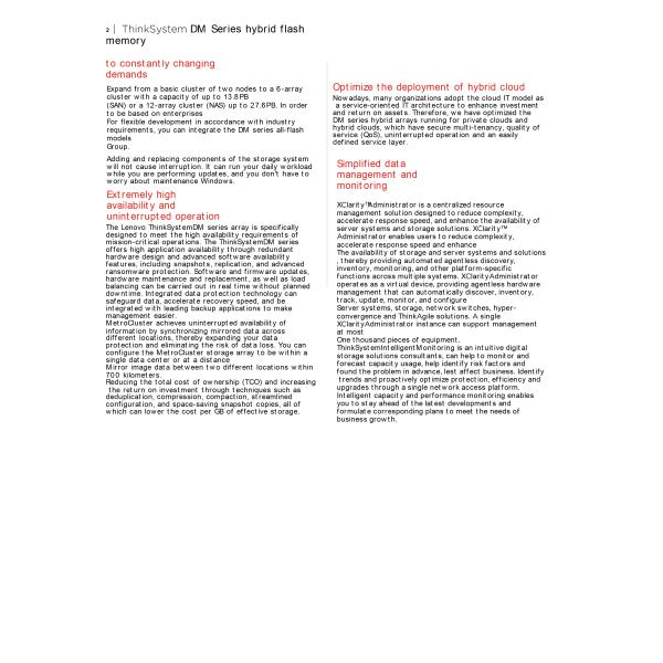 Lenovo DM4000H Rack-Mountable Data Storage Server 12x4TB Intel