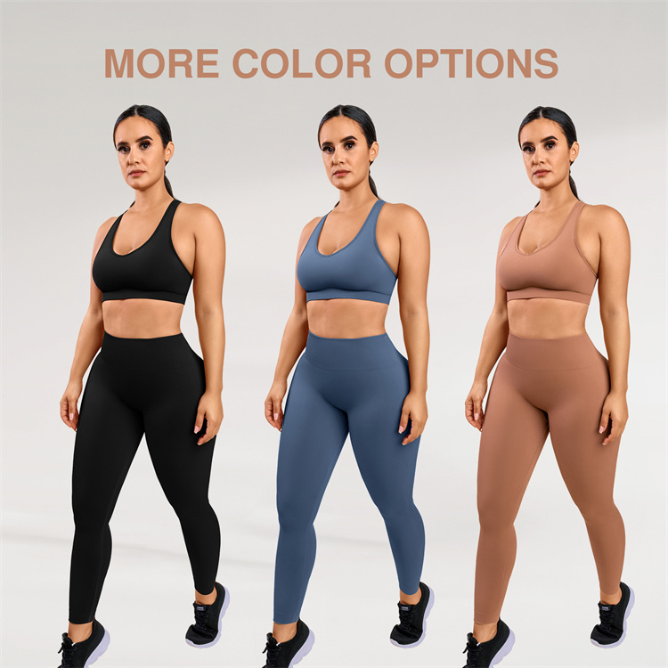 HEXIN Seamless Yoga Set for Women 7 Days Sample Order Lead Time Support Shipment Aramex