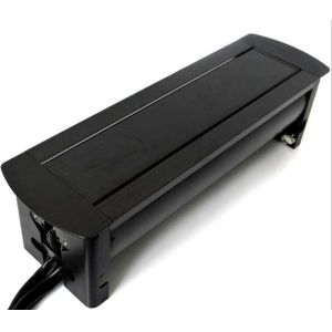 Manual Flip Up Electrical Outlet / Hidden Multimedia Desktop Socket