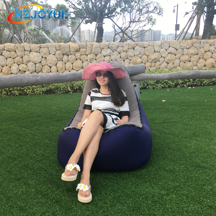 New arrival design air folding bed inflatable air bean bag chair