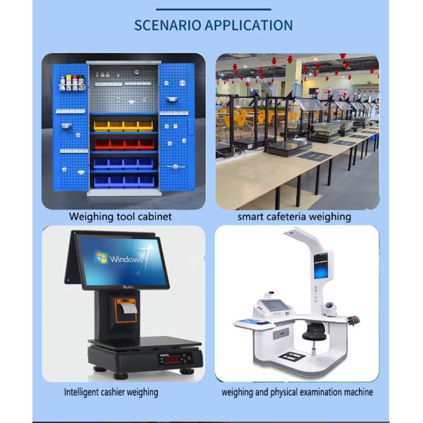 Intelligent Home Appliance Digital Bench Scale for IoT RS232 485 Bluetooth 4G Nonlinear 0.01%FS 5.5-12VDC 1g Accuracy