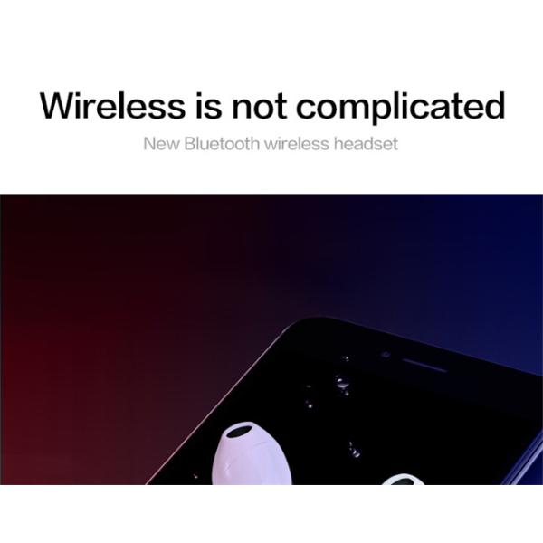 Plastic Shell V5.0 TWS Bluetooth Earphone Multi Function Single Button Control