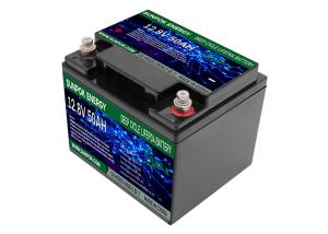 Quality 12V 50Ah Lithium Ion Deep Cycle Battery For Solar Power Energy Storage for sale