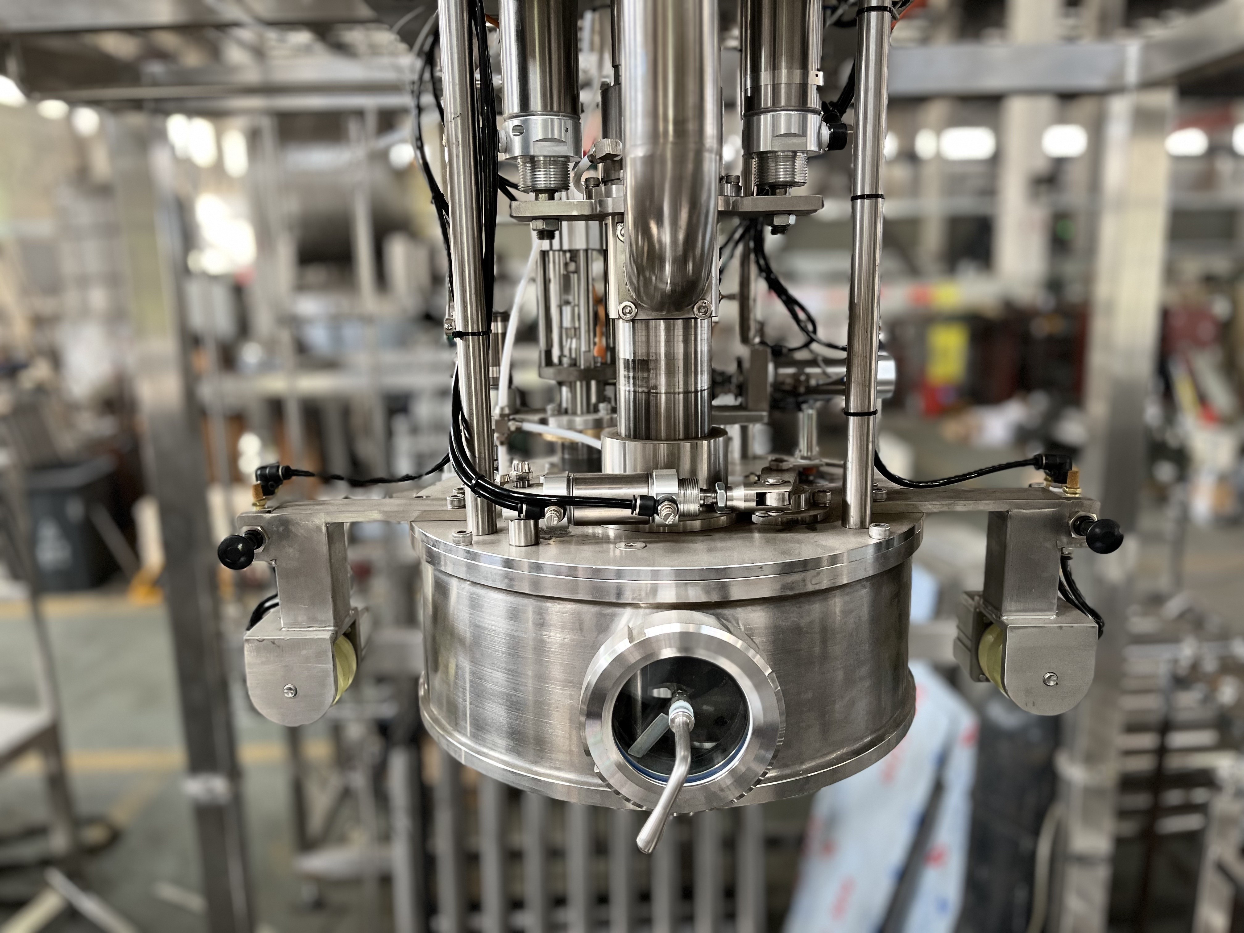 Customized Easy To Operate BID Aseptic Filler 10L / 50L / 220L Automatic Aseptic Juice/Milk/Water Filling Machine