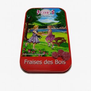 Buy cheap OEM ODM Candy Metal Tin Can Box Hinged Tin Container from wholesalers