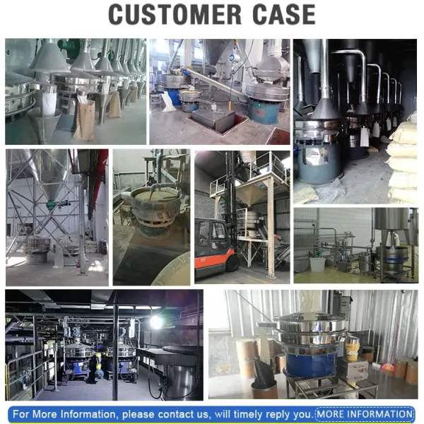 High Efficiency Round Vibrating Screen for Pollen Separation