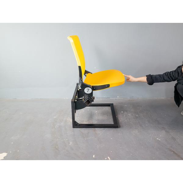 Plastic Beam Mounted Stadium Chair With Riser Mounted Brackets