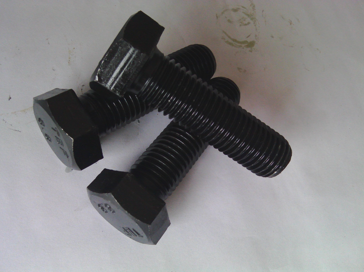 M6-M36 DIN933 Hex Bolt Screws Hex Nut Fasteners with Plain Finish