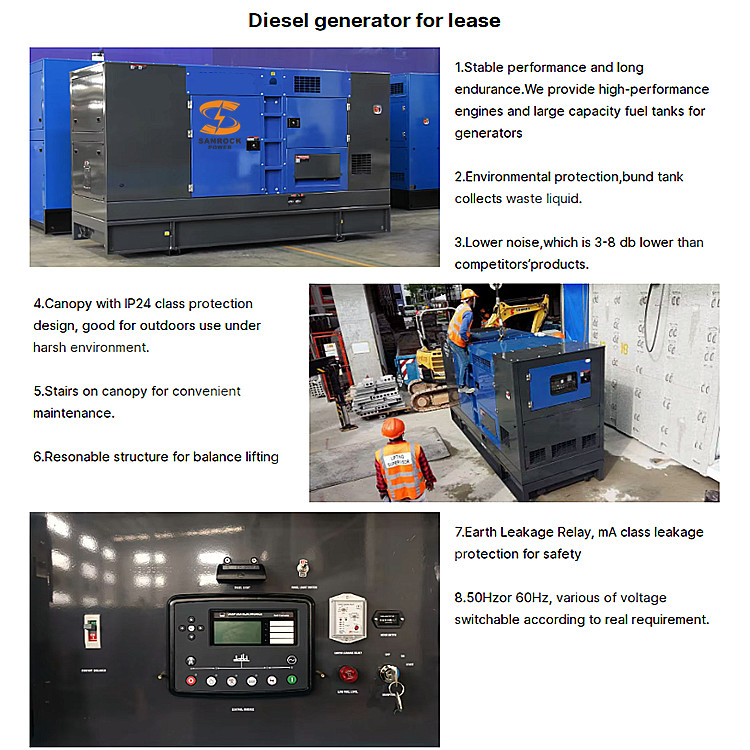 Silent Generator Set High Performance 5000kw Diesel Generator Water Cooled Silent Diesel Generator