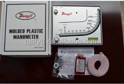 Plastic Inclined-Vertical Type Differential Pressure Manometer for OEM Red Oil Tester