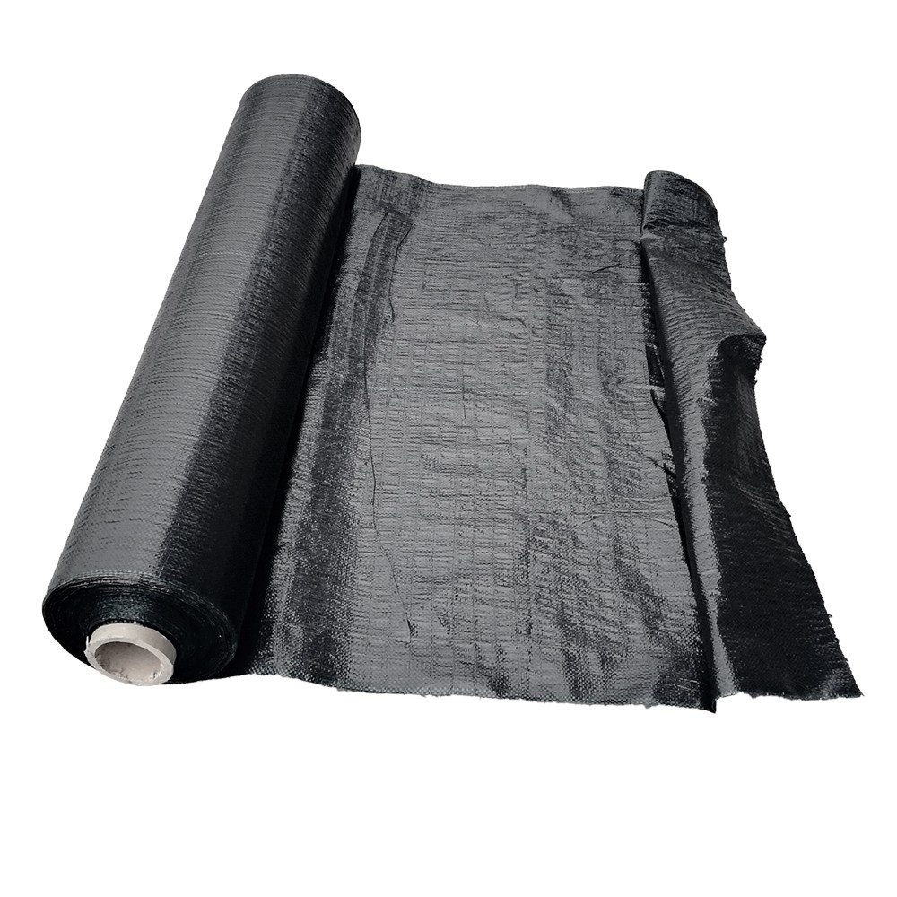 100m Black 125gsm Plastic Ground Cover 5% UV Resistant Sunblock Cloth