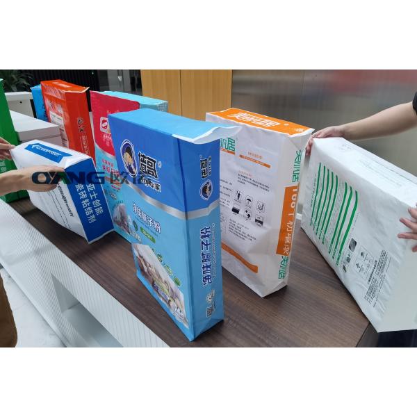 25kg Block Bottom Valve Sacks Making Machine Cement Kraft Laminated Tube Roller Feeding