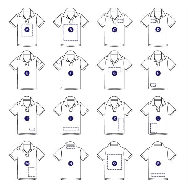 Anti Pilling Cotton Plain Polo Shirts Summer ODM Round Neck Printed