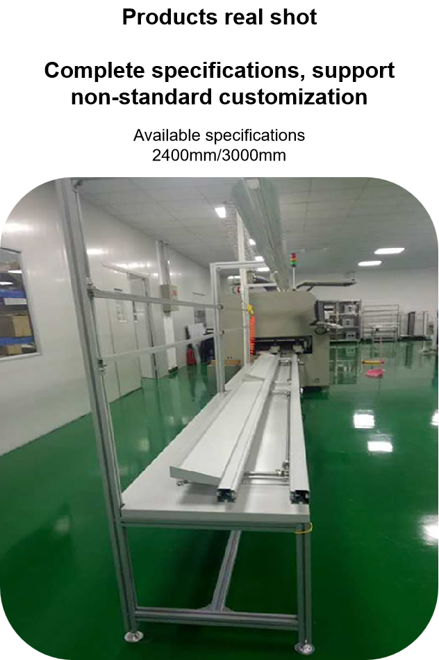 Automatic PCB SMT Machine 2.4 Meter 3 Meter SMT Conveyor Plug In Line