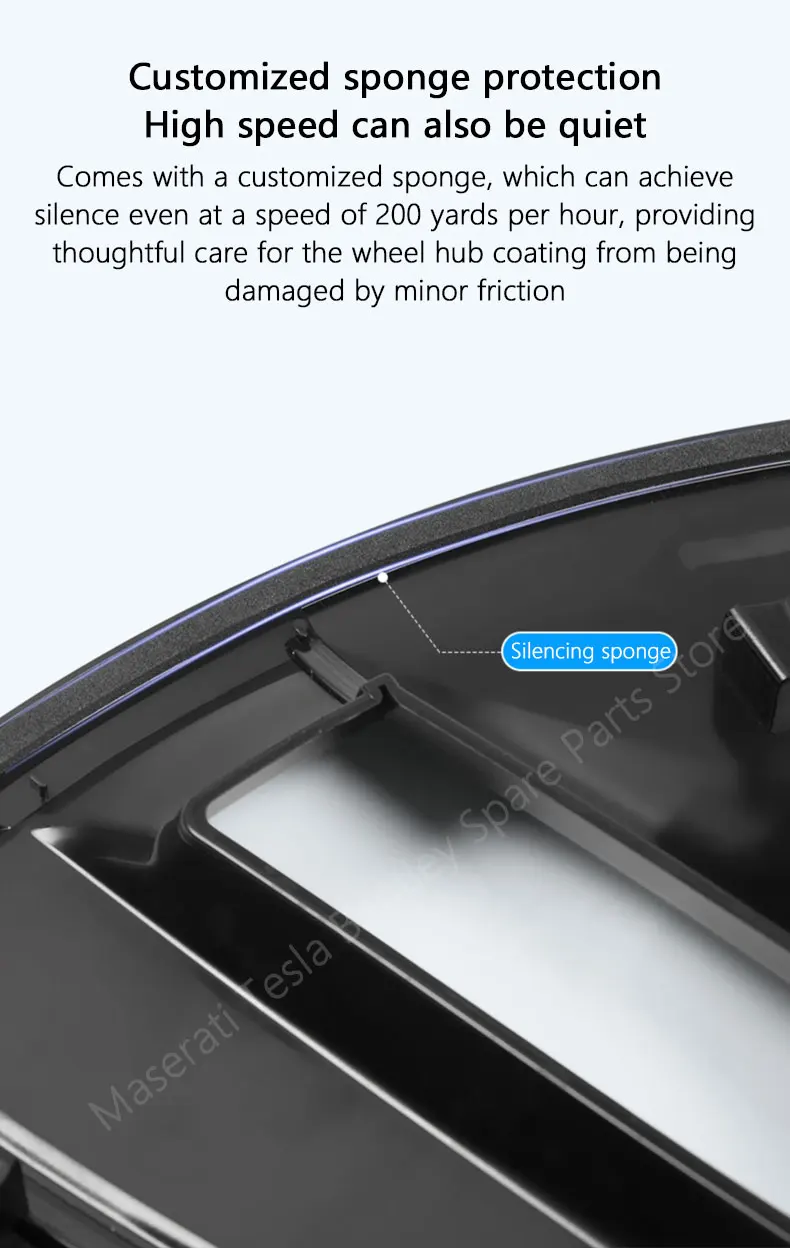 Wheel Hub Cover Cap for Tesla Model 3 Y Modified Protective Cover Decorative Accessories Non-Destructive Installation
