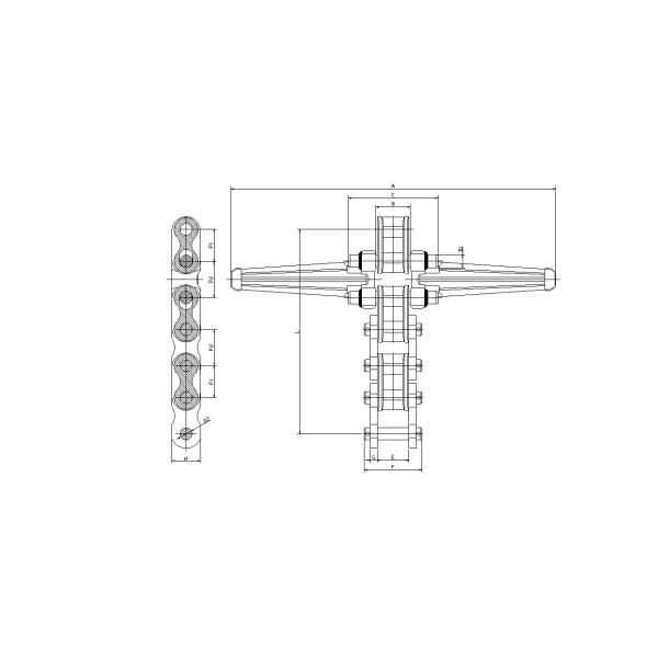 Central Scraper Chain Of Tunneling Machine Forging Welding