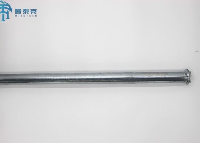MF43/1600 Galvanized Mining Friction Bolts Split Set For Slop Stabilization