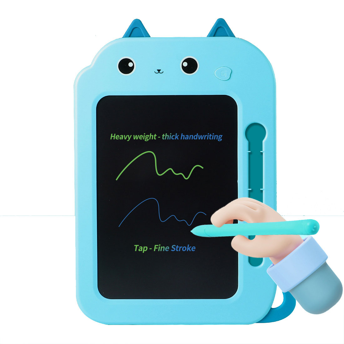 Colorful Toddler Doodle Board Educational Toy with Erasable Reusable Drawing Tablet