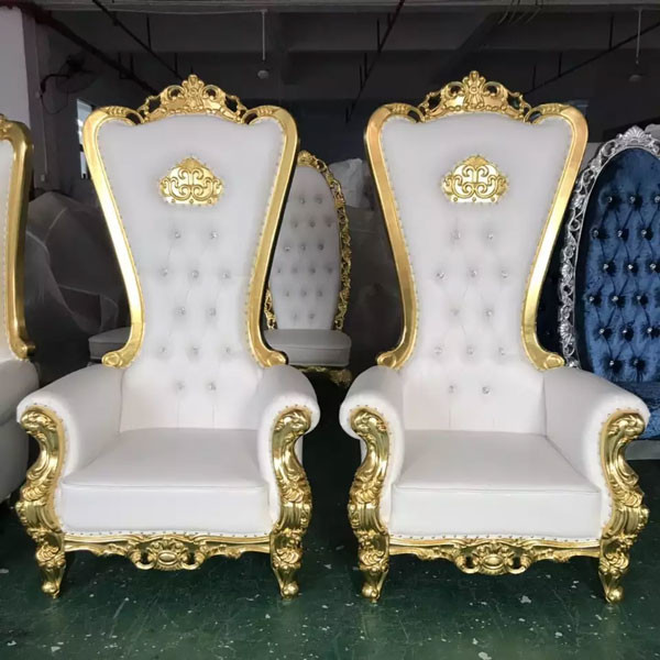 Royal High Back King Throne Chairs Wedding Rental Bride And Groom Sofa Chair