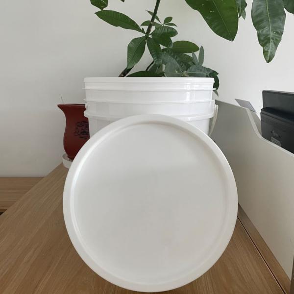 20L Round Plastic Container With Handle For Paint Snack PP Material Square