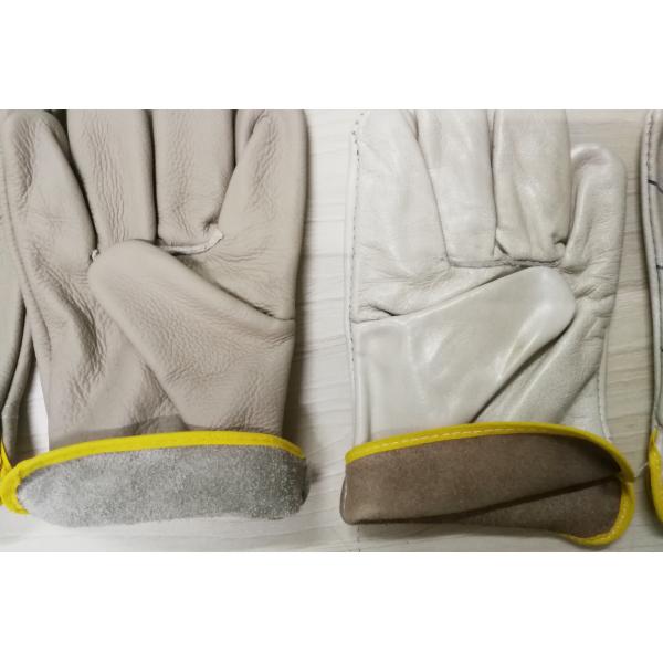 Agriculture Cowhide beekeeping Gloves Without Cuff for beekeeping work use