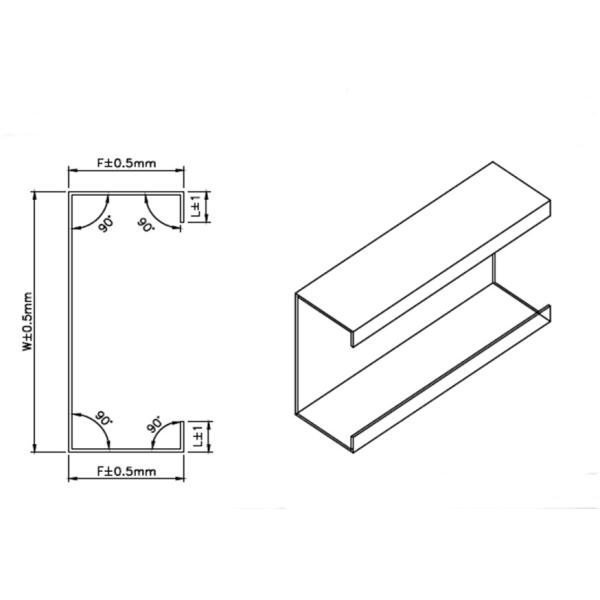 Cr12MoV Cutter Thickness 2.5mm C Purlin Forming Machine
