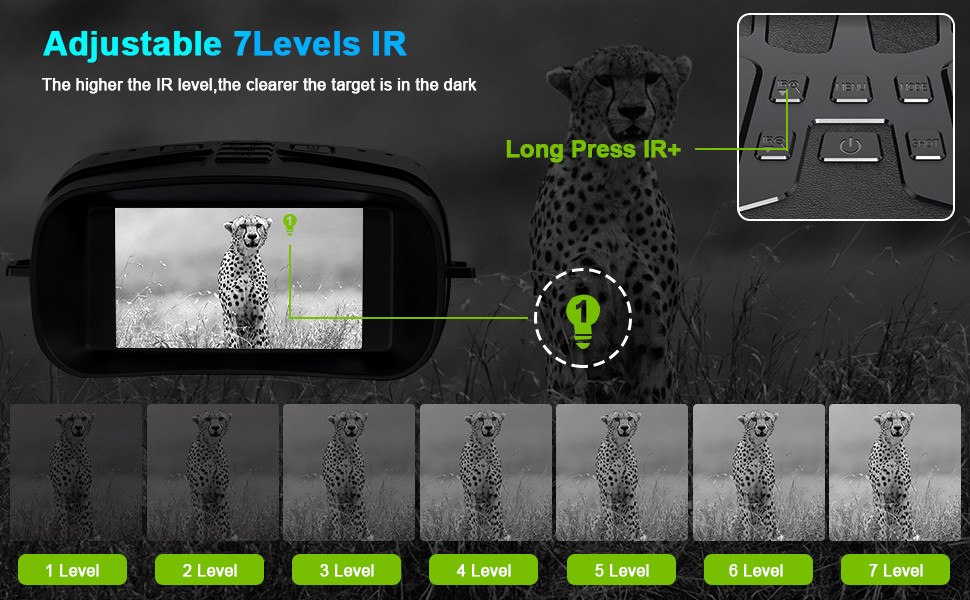 1080p FHD Infrared Digital Night Vision Scope Camera For Hunting Camping