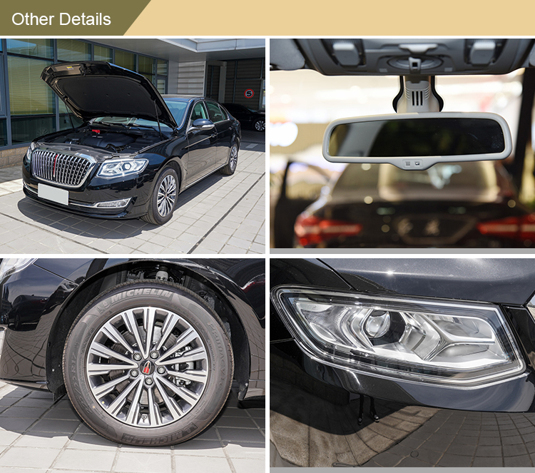2023 Hongqi H7 Gasoline Car 1.8T 188HP L4 Max Speed 200km/h 2WD RWD Fuel Vehicles with and Maximum Torque Nm 200-300Nm