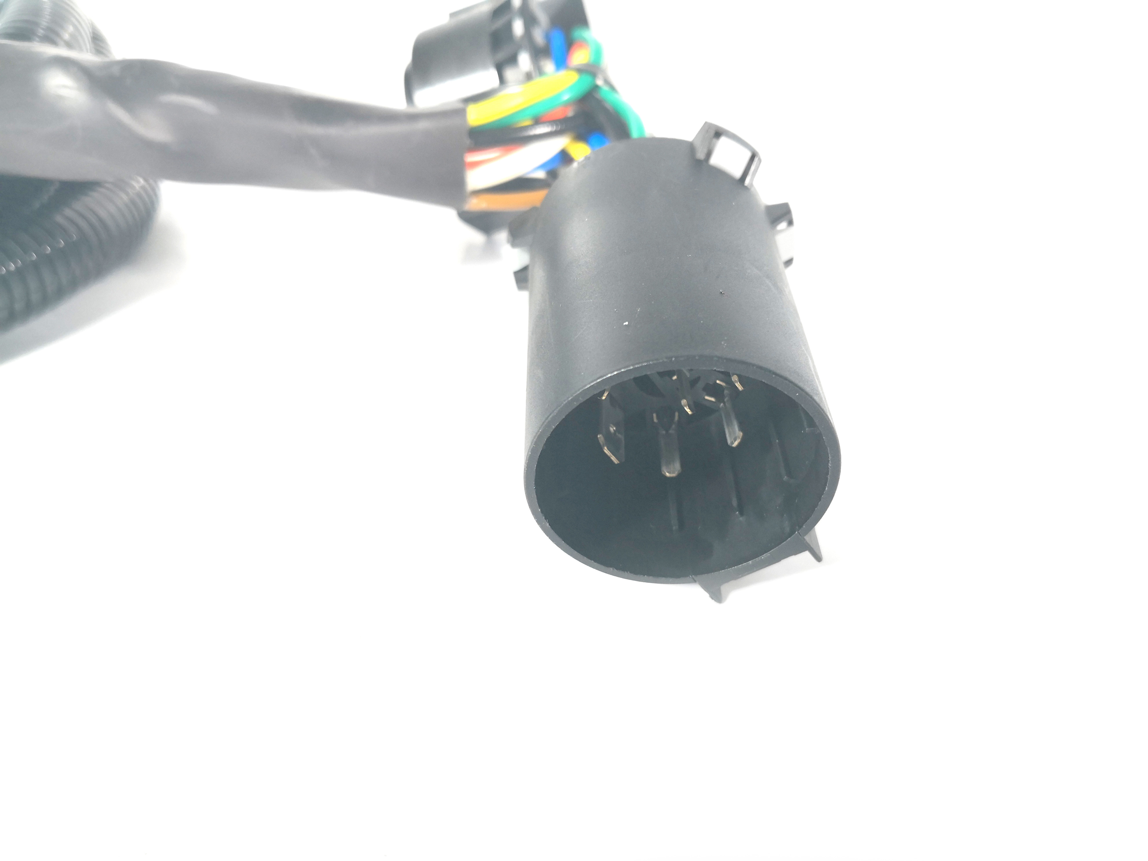PVC Coiled Trailer Cable Flexible Strong Elasticity 7 Way Wiring For Trailer