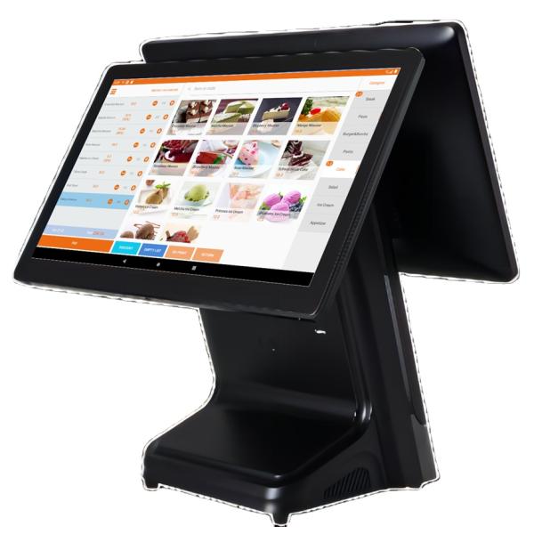 Corei3/i5 CPU Retail POS Systems with 15.6'' Main Screen and LED/VFD Customer Display