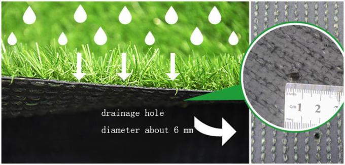 Stem Shape Synthetic Lawn For Landscaping 30mm 14700 Tufts / Sqm UV Resistant