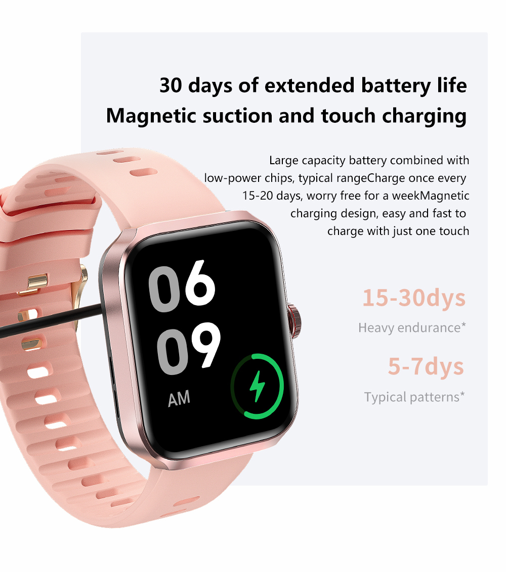 NX22 GPS Smartwatch with AMOLED Display & Heart Rate Monitor for Men and Women