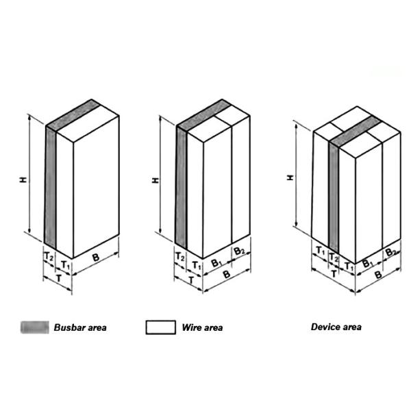 3150A Electrical Distribution Switchgear 3 Phase Low Voltage IEC60439 Standard