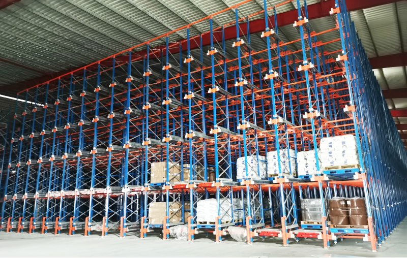 Radio Shuttle Pallet Racking Warehouse Storage Four Entry Way Shuttle High Speed Pallet Equipment Radio Car Racking