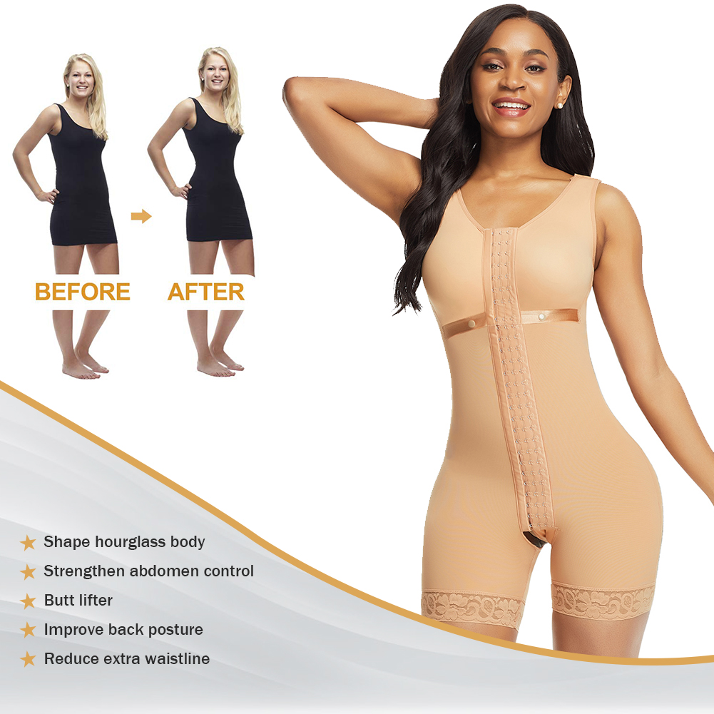 HEXIN Full Body Shaper 5XL BBL Stage 2 3 Postpartum Post Surgery Spandex Nylon Waist Trainer Corset Shapewear