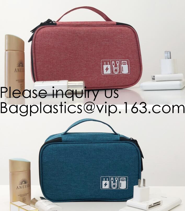 Custom Travel Organizer Cosmetic Ziiper Black Tyvek Paper Bag,Factory Price Tyvek Cosmetic Bag Custom Tyvek Paper Pouch
