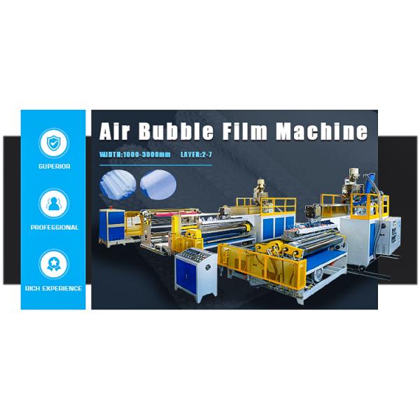 machine for two layer air bubble sheet/ bubble roll wrap film 2 layers air bubble film machine