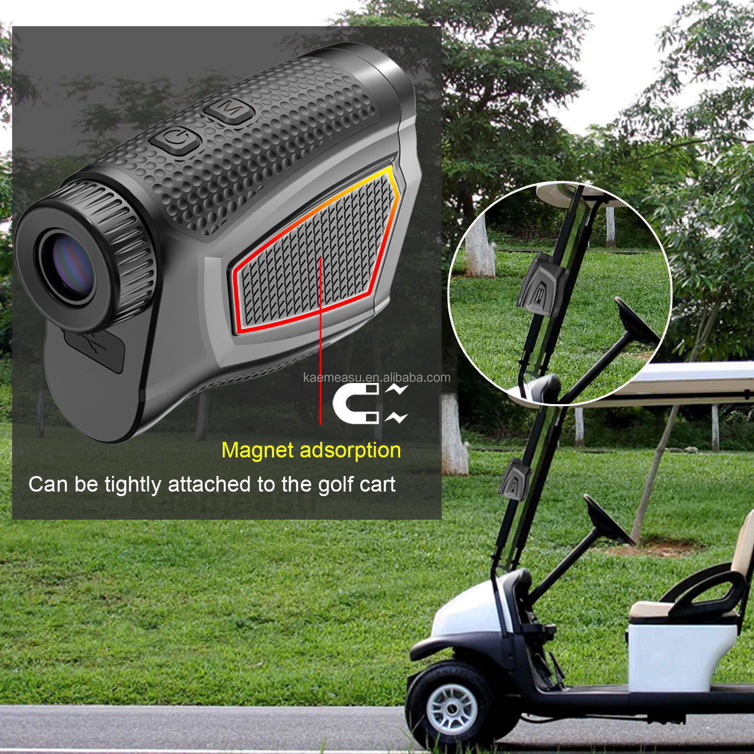 kaemeasu Multifunction Laser Distance Meter Telescope Golf Laser Rangefinder